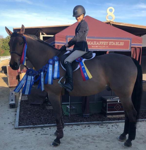 Brody Jo Hamilton loves horse riding.